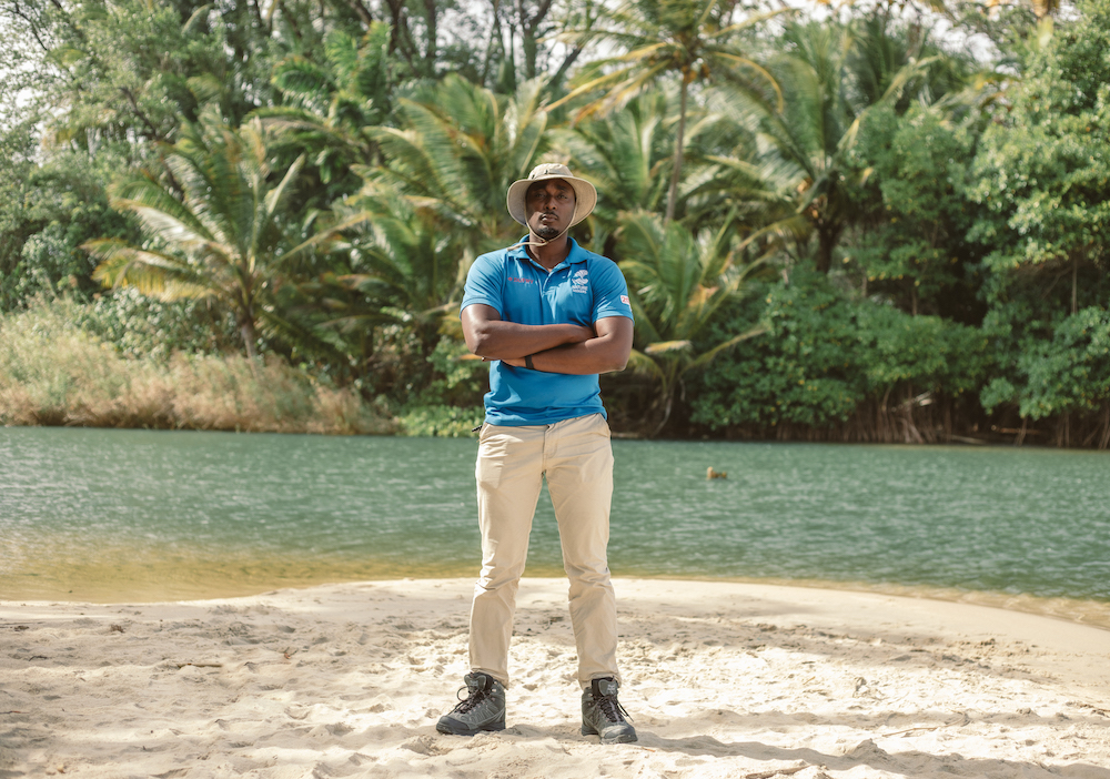 Adrian Wilson, research officer at Nature Seekers.